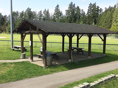 Volunteer Park picnic shelter