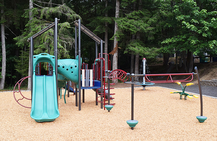 New playground installed at Volunteer Park 2019.